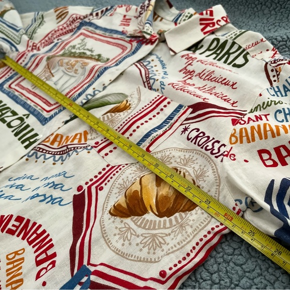 (RARE) NWT Sézane Max Shirt - Sézane X Fam Rio - Paris Ama Rio - Picture 10 of 11